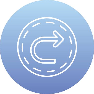 Ok. Web simgesi basit illüstrasyon