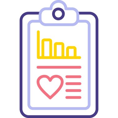 Takvim simgesinin vektör illüstrasyonu