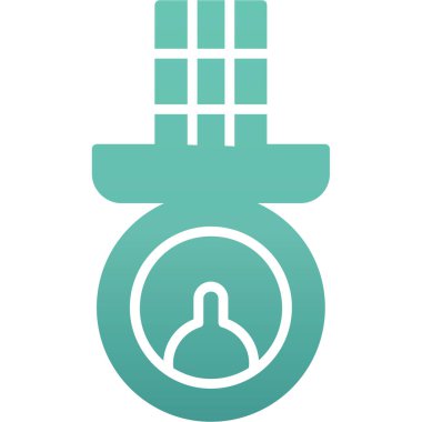 Benzersiz çan vektör simgesi