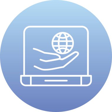 genel ağ simgesi çizimi