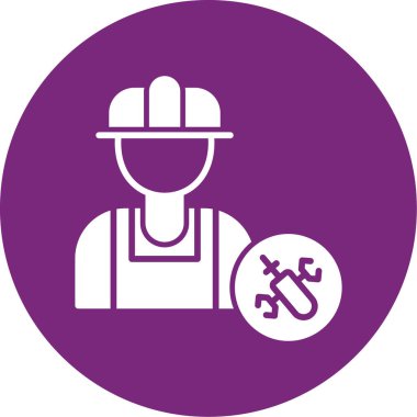 Modern gaz ikonunun vektör illüstrasyonu