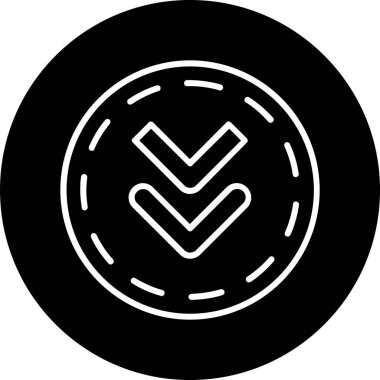 Bir simgenin vektör illüstrasyonu