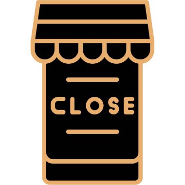 Alışveriş merkezi simgesi vektör illüstrasyonu