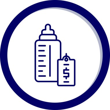 Bir belge simgesinin vektör illüstrasyonu