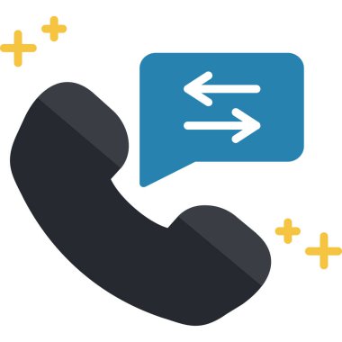 Çağrı merkezi renkli vektör simgesi