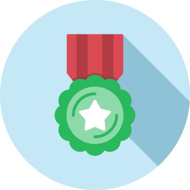 Web simgesi, vektör çizim madalya