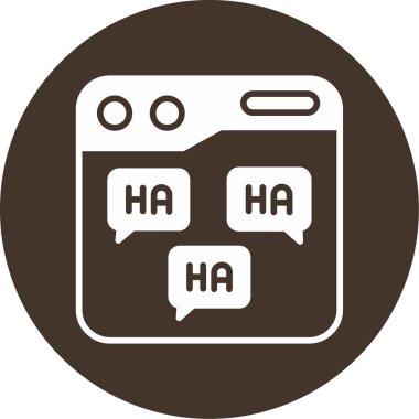 Mutlu gülümseme simgesi, basit biçim