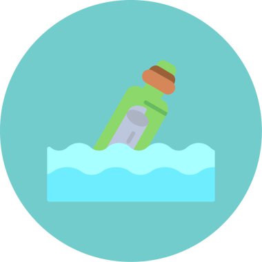 Su. Web simgesi basit tasarım