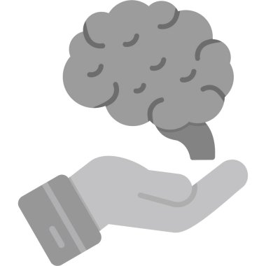 Beyin insan simgesini ana hatlarıyla tutuyor