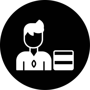 İş simgesinin vektör illüstrasyonu