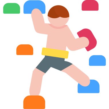 Düz stil boksör simgesi