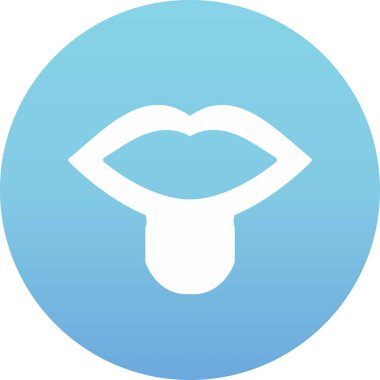 Gıda ikonunun izole edilmiş tek bir ikonunun vektör çizimi