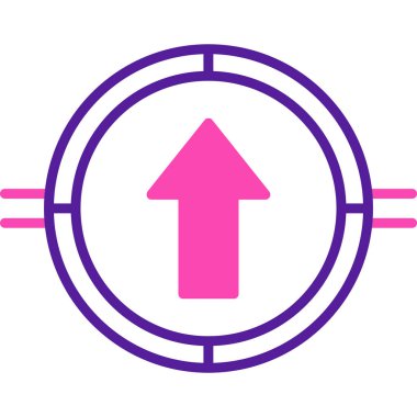 ok simgesi vektör illüstrasyonu