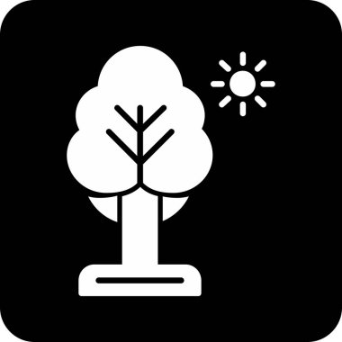 Vektör Ağacı Simgesi illüstrasyonu