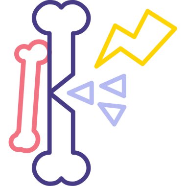 Basit vektör simgesi, çubuk çizimi