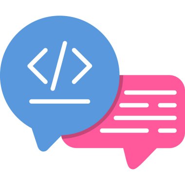 sohbet kabarcık vektör çizim