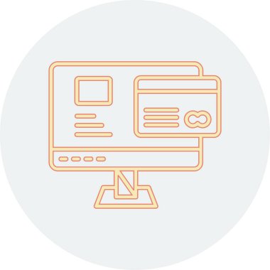 Web simgesi vektör illüstrasyonu