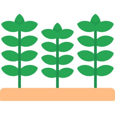 bitki simgesi vektör illüstrasyonu