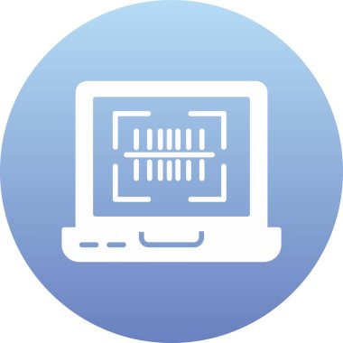 Bilgisayar simgesi. vektör illüstrasyonu