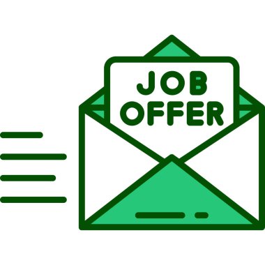 iş teklifi ikonu. Basit iş illüstrasyonu web için vektör simgeleri sunar