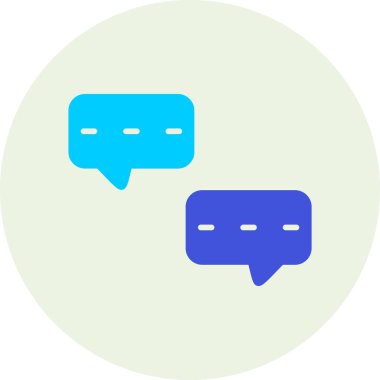 Konuşma balonu. Basit resimleme