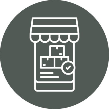 Seo simgesinin vektör illüstrasyonu