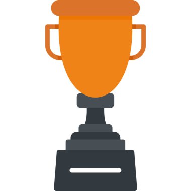 Kupa bardak düz vektör simgesi