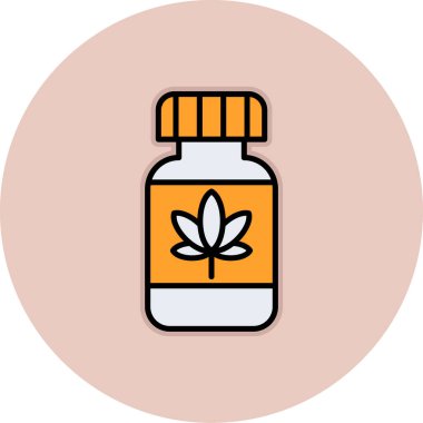 Çemberde marihuana ile esrar yaprağı