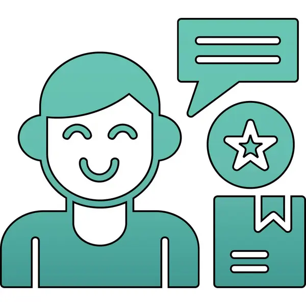 Konuş. Web simgesi basit illüstrasyon