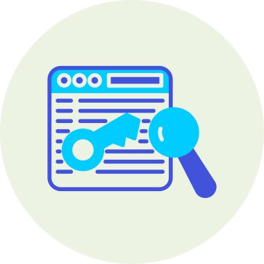 Ara. Web simgesi basit illüstrasyon