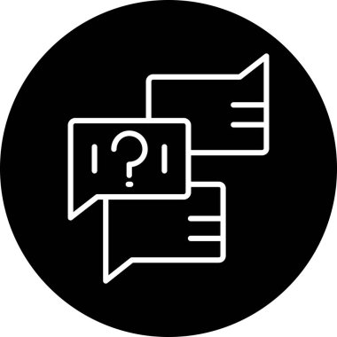 vektör soru işaretleri illüstrasyonu