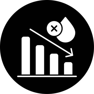 iş grafiği. vektör simgesi