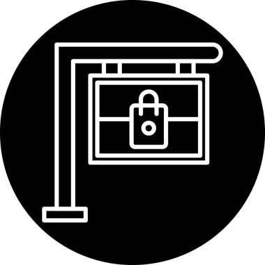 Modern simgenin vektör illüstrasyonu