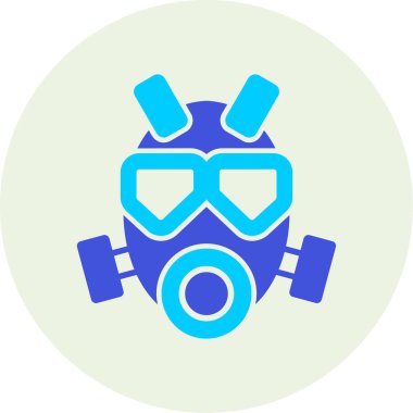 maske simgesi vektör illüstrasyonu