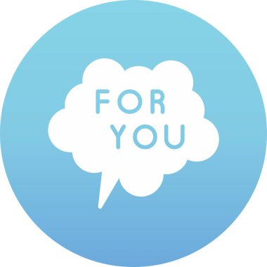 İkona edebilirsin. vektör illüstrasyonu