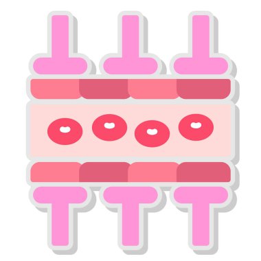 Bina inşaat simgesi düz biçimli