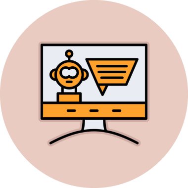 video simgesi vektör illüstrasyonu