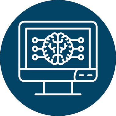 Vektör Beyin simgesi illüstrasyonu