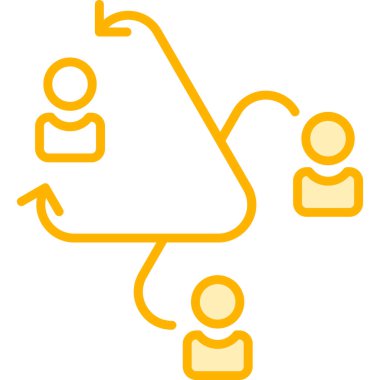 bağlantı iş ağı simgesi