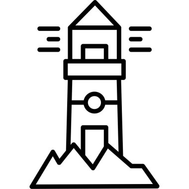 Roket. Web simgesi basit illüstrasyon