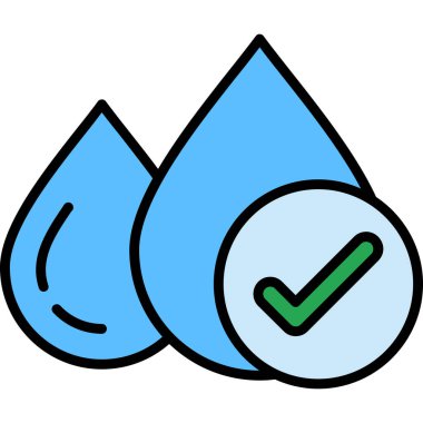 Su damlası. Basit tasarım