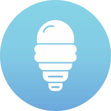 Mavi bir simgenin vektör illüstrasyonu