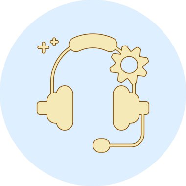 Müşteri servisi. Web simgesi