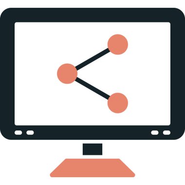 ağ simgesi, vektör illüstrasyonu