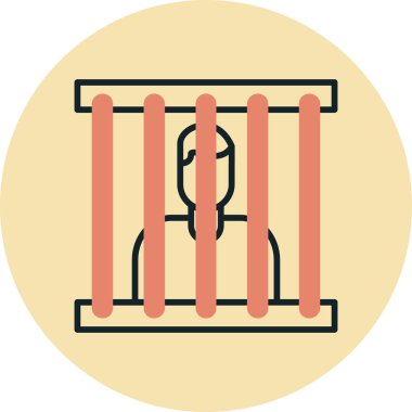 Mahkeme simge vektör çizim