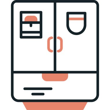 Hastane. Web simgesi basit illüstrasyon