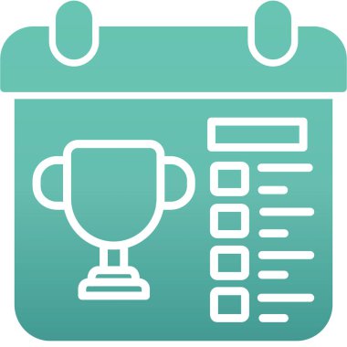 Takvim Simgesi Soyut Arka Gruplamada İzole Edildi