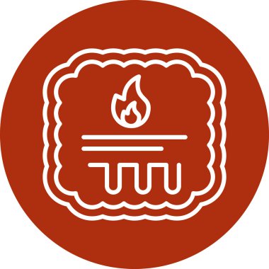 Gıda simgesinin vektör illüstrasyonu