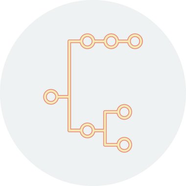 Modern simgenin vektör illüstrasyonu