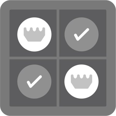 Taç simgesi, vektör illüstrasyonu. düz tasarım biçimi